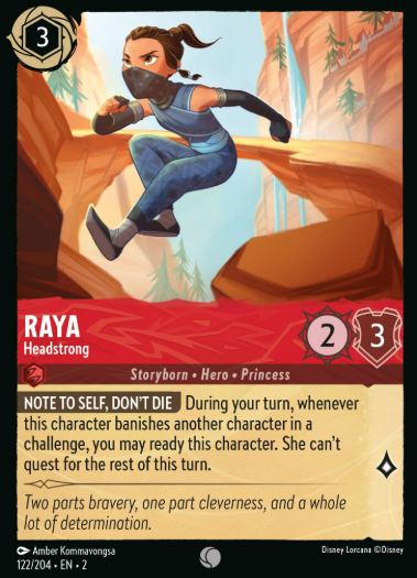 #122 Raya - Disney Lorcana Rise of the Floodborn