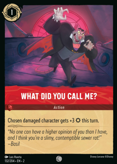 #132 What Did You Call Me? - Disney Lorcana Rise of the Floodborn