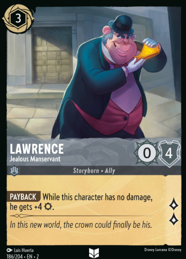 #186 Lawrence - Disney Lorcana Rise of the Floodborn