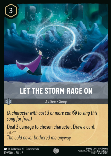 #199 Let the Storm Rage On - Disney Lorcana Rise of the Floodborn