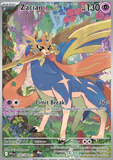 #100 Zacian Mega Evolutions Phantasmal Flames