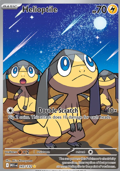 #143 Helioptile Mega Evolutions