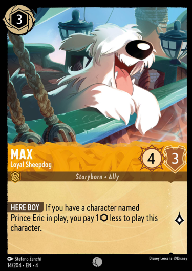#014 Max - Disney Lorcana Ursula's Return