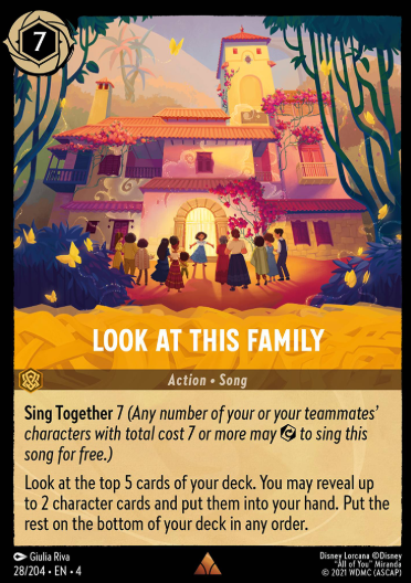 #028 Look At This Family - Disney Lorcana Ursula's Return