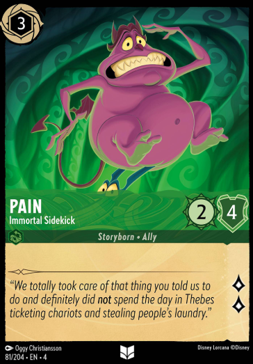 #081 Pain - Disney Lorcana Ursula's Return