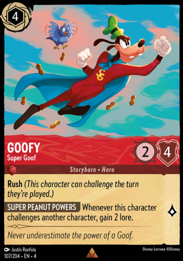 #107 Goofy - Disney Lorcana Ursula's Return