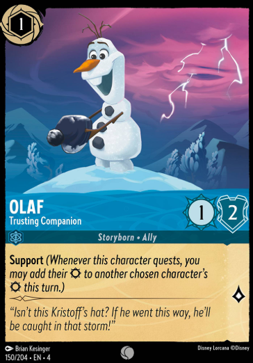 #150 Olaf - Disney Lorcana Ursula's Return