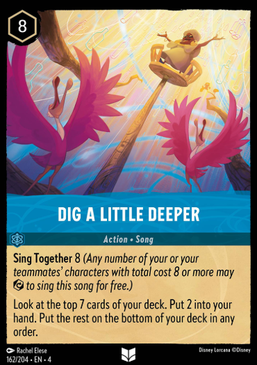 #162 Dig A Little Deeper - Disney Lorcana Ursula's Return