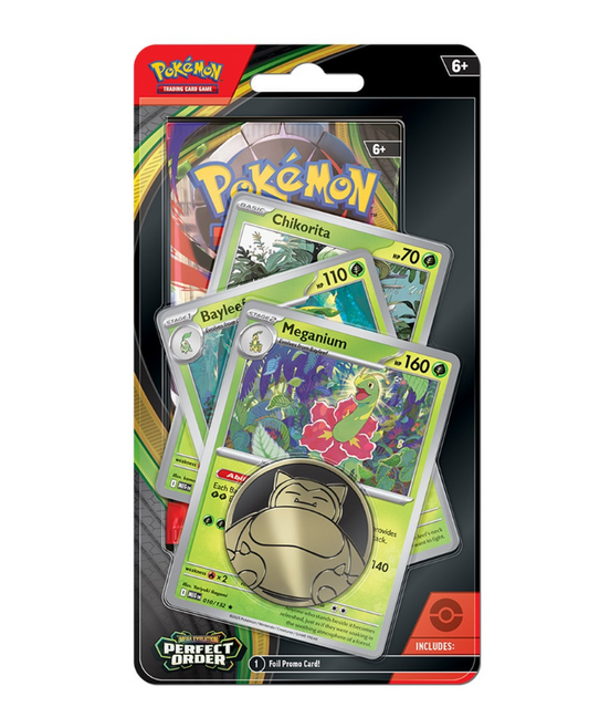 Pokémon TCG Mega Evolutions Perfect Order Meganium Promo 1 Pack Blister