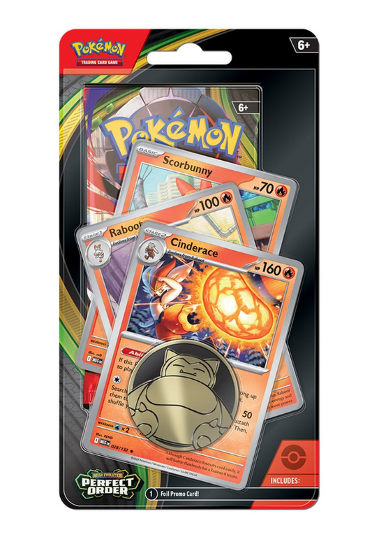 Pokémon TCG Mega Evolutions Perfect Order Cinderace Promo 1 Pack Blister