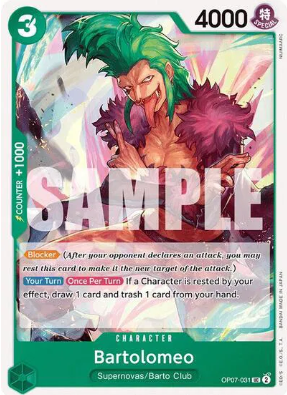 #031 Bartolomeo - OP07 500 Years in the Future