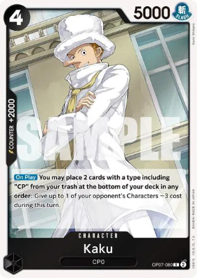 #080 Kaku (Foil) - OP07 500 Years in the Future