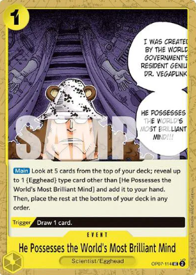 #114 He Possesses the World's Most Brilliant Mind - OP07 500 Years in the Future