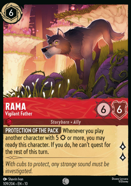 #109 Rama - Disney Lorcana Whispers in the Well