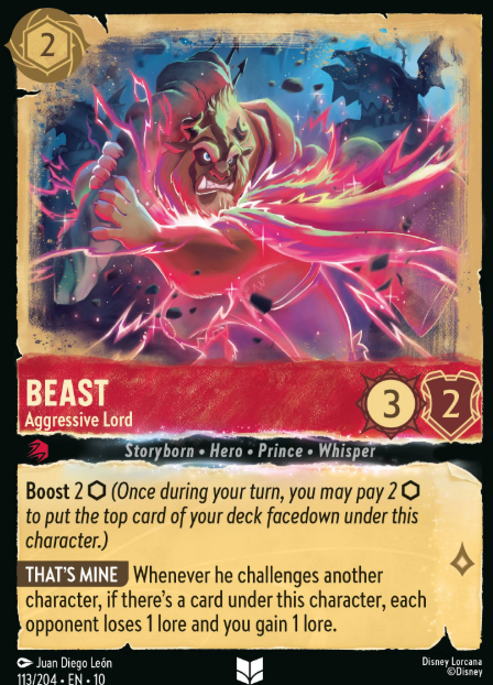 #113 Beast - Disney Lorcana Whispers in the Well