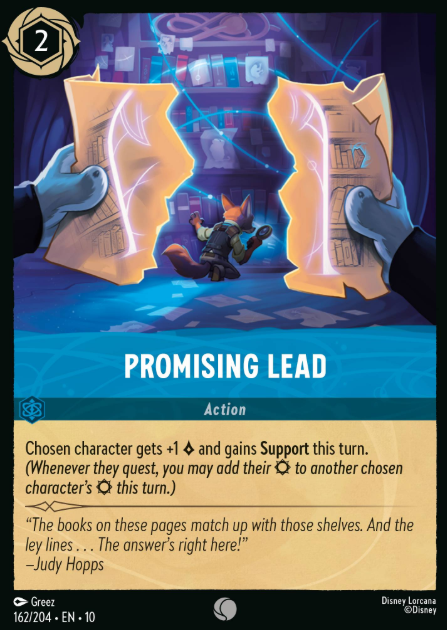 #162 Promising Lead - Disney Lorcana Whispers in the Well