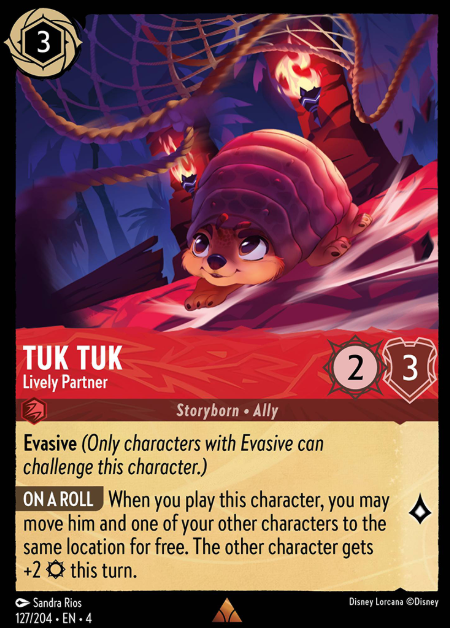 #127 Tuk Tuk - Disney Lorcana Ursula's Return