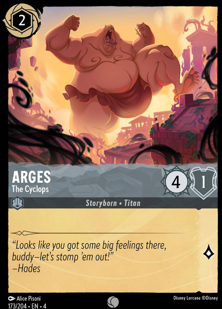 #173 Arges - Disney Lorcana Ursula's Return