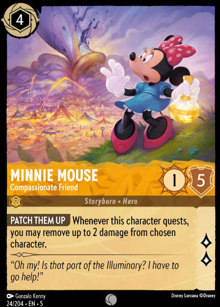#024 Minnie Mouse - Disney Lorcana Shimmering Skies