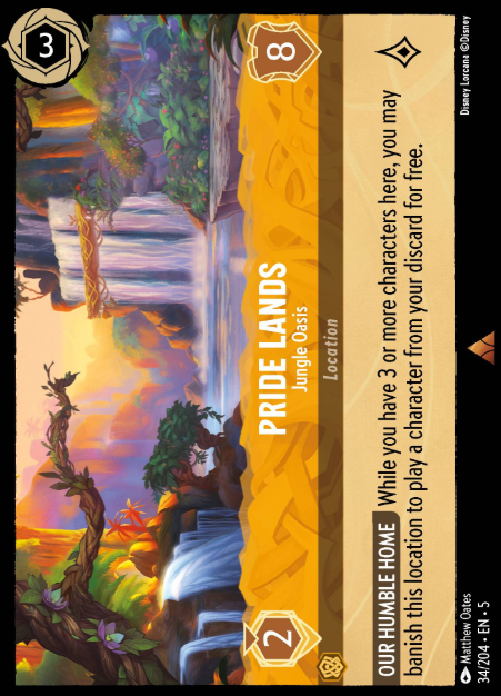 #034 Pride Lands - Disney Lorcana Shimmering Skies