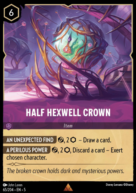 #065 Half Hexwell Crown - Disney Lorcana Shimmering Skies