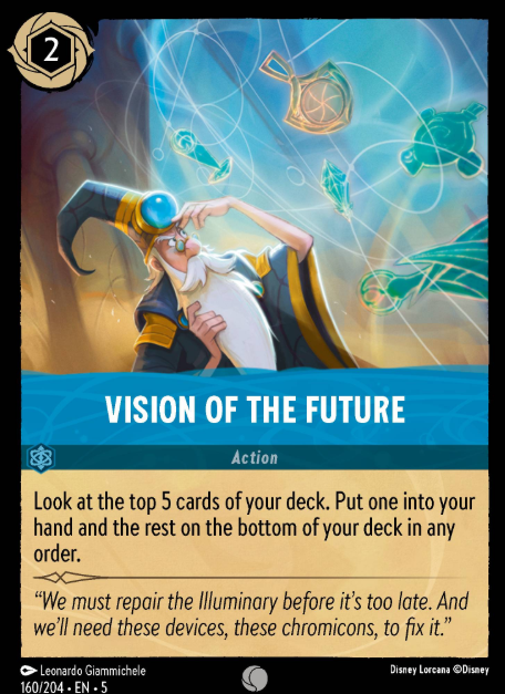 #160 Vision of the Future - Disney Lorcana Shimmering Skies