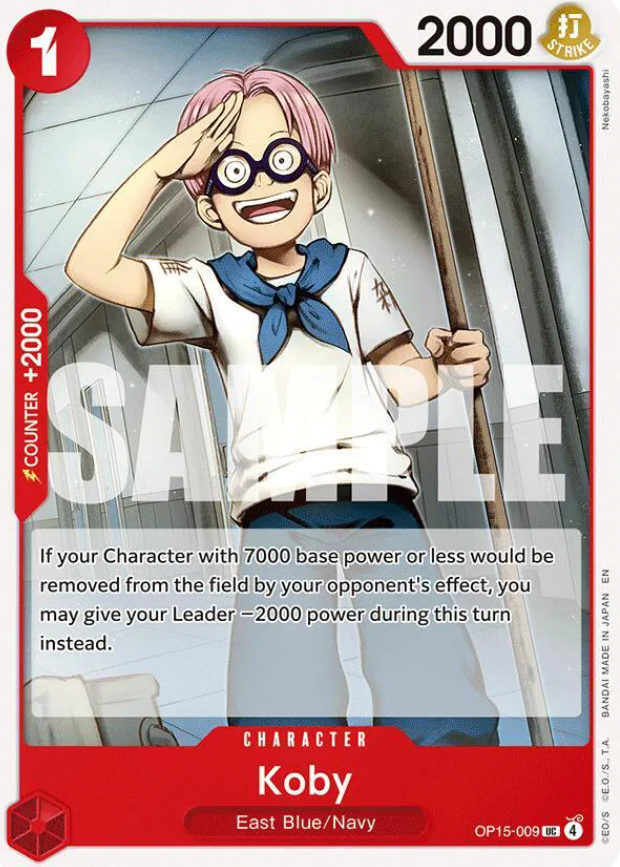 #009 Koby - OP15 Adventure on Kami's Island