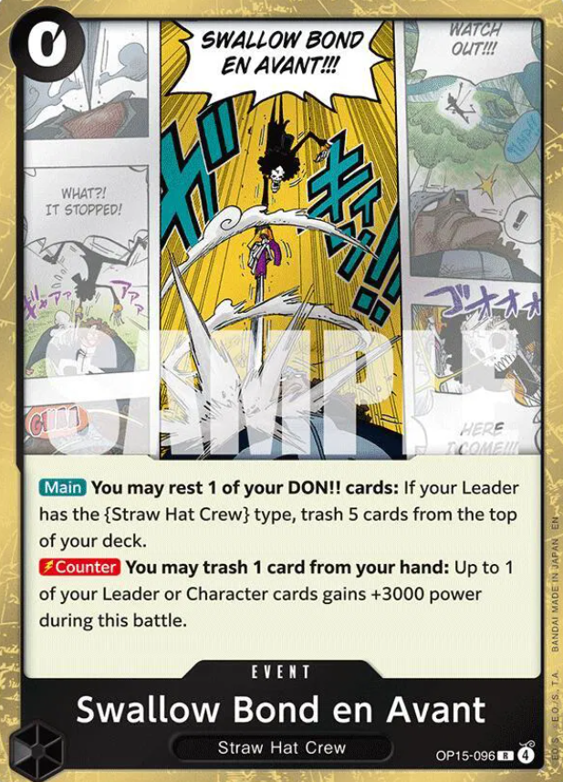 #096 Swallow Bond en Avant (FOIL) - OP15 Adventure on Kami's Island