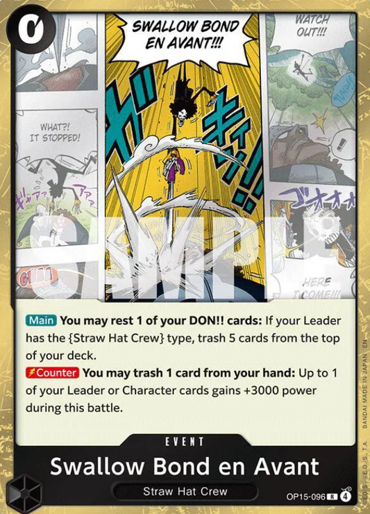 #096 Swallow Bond en Avant (FOIL) - OP15 Adventure on Kami's Island