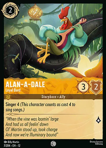 #007 Alan-A-Dale - Disney Lorcana Wilds Unknown