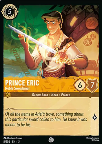 #008 Prince Eric - Disney Lorcana Wilds Unknown