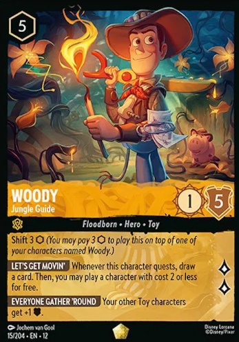 #015 Woody - Disney Lorcana Wilds Unknown