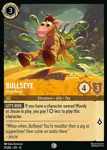 #017 Bullseye - Disney Lorcana Wilds Unknown