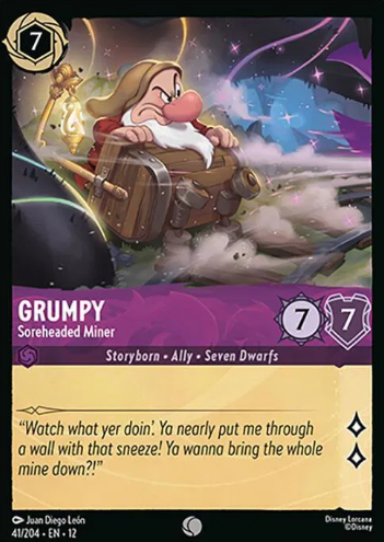 #041 Grumpy - Disney Lorcana Wilds Unknown
