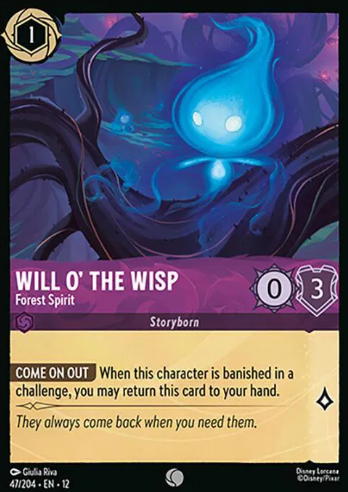 #047 Will O' The Wisp - Disney Lorcana Wilds Unknown