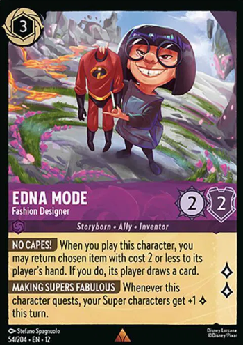 #054 Edna Mode - Disney Lorcana Wilds Unknown
