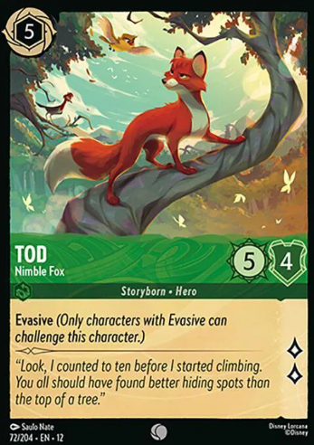 #072 Tod - Disney Lorcana Wilds Unknown