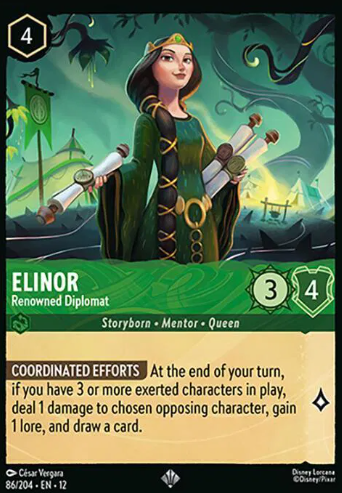 #086 Elinor - Disney Lorcana Wilds Unknown