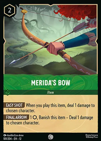 #101 Merida's Bow - Disney Lorcana Wilds Unknown