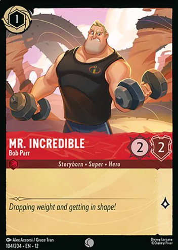 #104 Mr. Incredible - Disney Lorcana Wilds Unknown