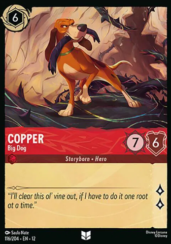 #116 Copper - Disney Lorcana Wilds Unknown