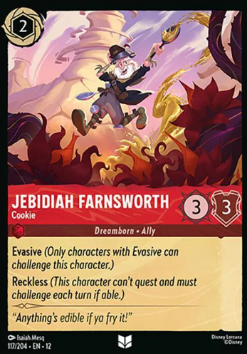 #117 Jebidiah Farnsworth - Disney Lorcana Wilds Unknown
