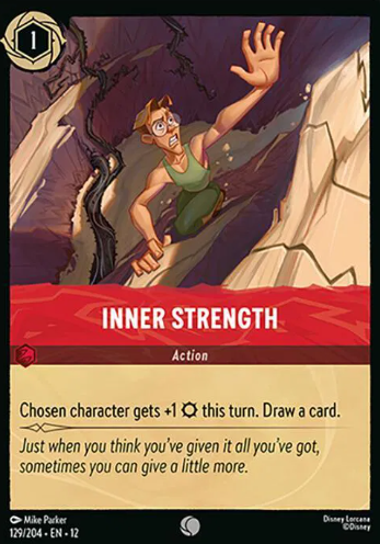 #129 Inner Strength - Disney Lorcana Wilds Unknown