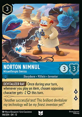 #146 Norton Nimnul - Disney Lorcana Wilds Unknown