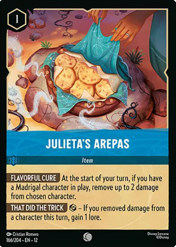 #166 Julieta's Arepas - Disney Lorcana Wilds Unknown
