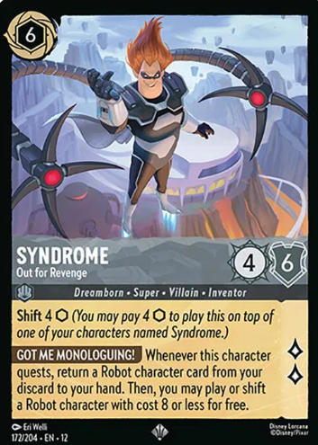 #172 Syndrome - Disney Lorcana Wilds Unknown