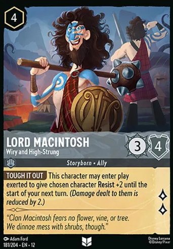 #181 Lord Macintosh - Disney Lorcana Wilds Unknown