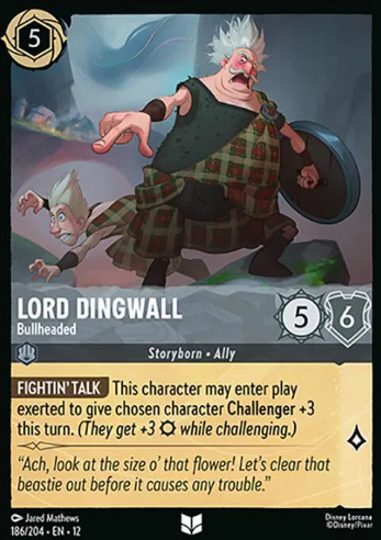 #186 Lord Dingwall - Disney Lorcana Wilds Unknown