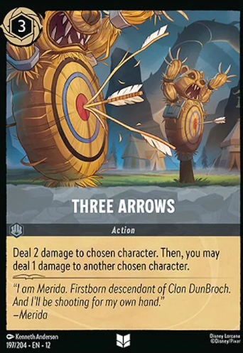 #197 Three Arrows - Disney Lorcana Wilds Unknown