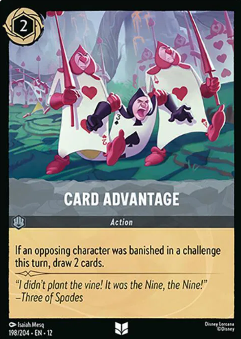 #198 Card Advantage - Disney Lorcana Wilds Unknown